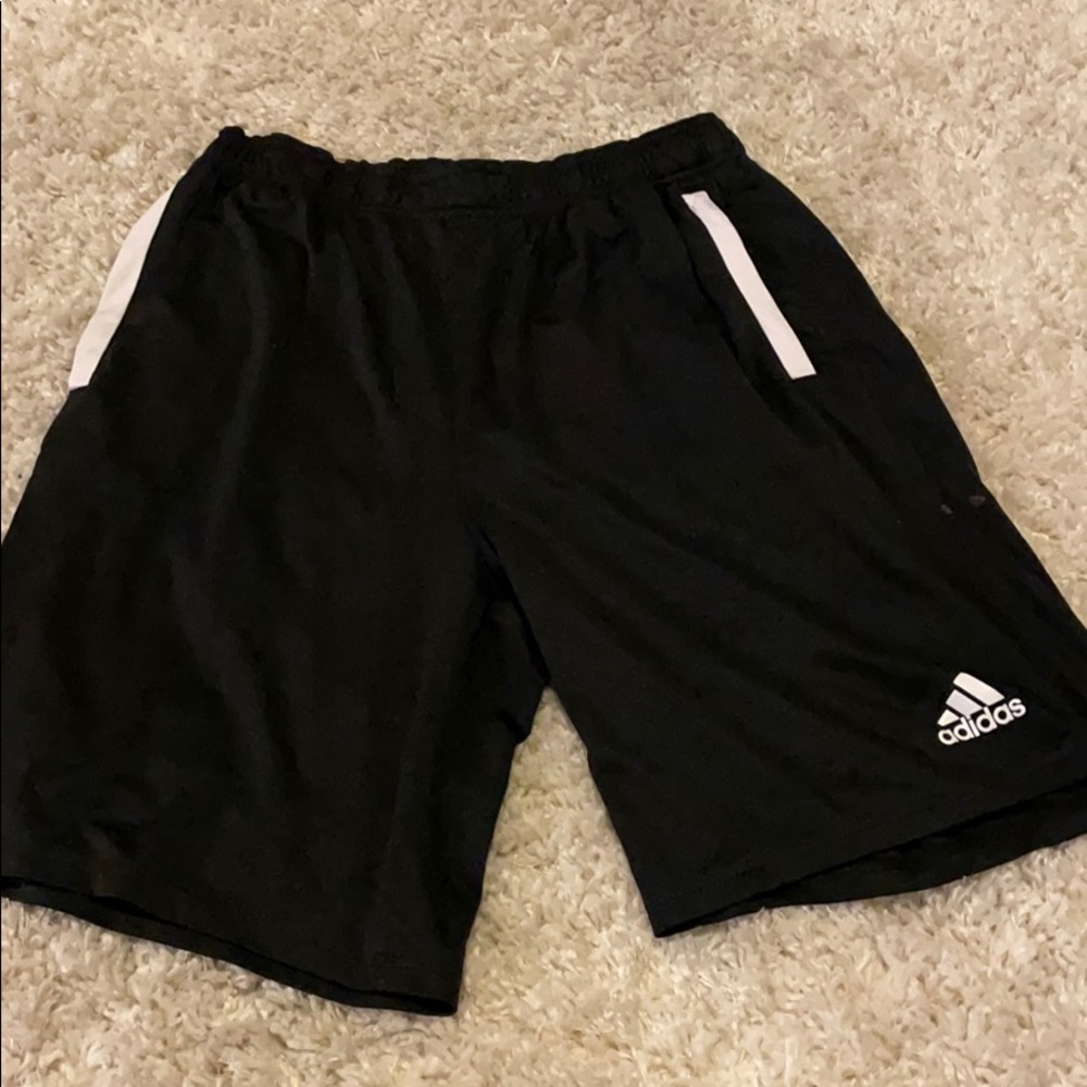 Men’s black adidas athletic shorts - Picture 1 of 1